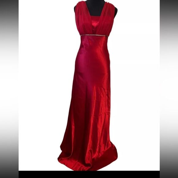 Fiesta Bridesmaid Prom maxi gown dress - Picture 1 of 6